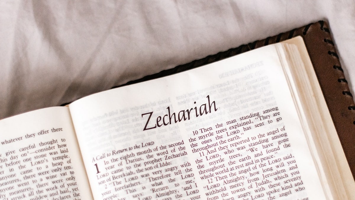 The Bible book Of Zechariah
